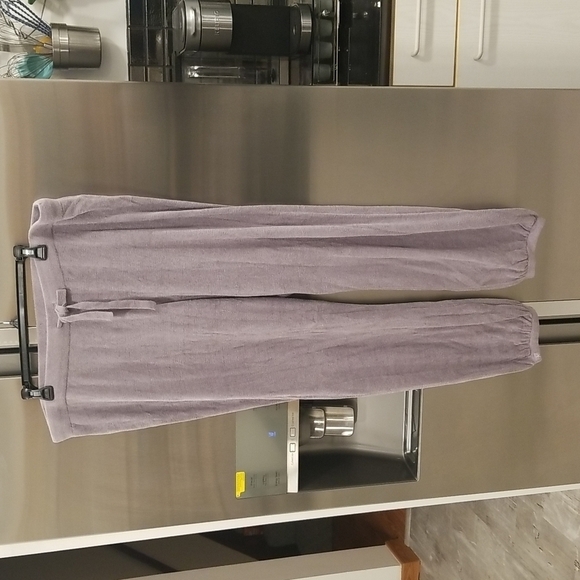 💕BAREFOOT DREAMS💕 CozyChic Ultra Lite Track Pants ~ Lavender Haze 1X NWT - Picture 2 of 11